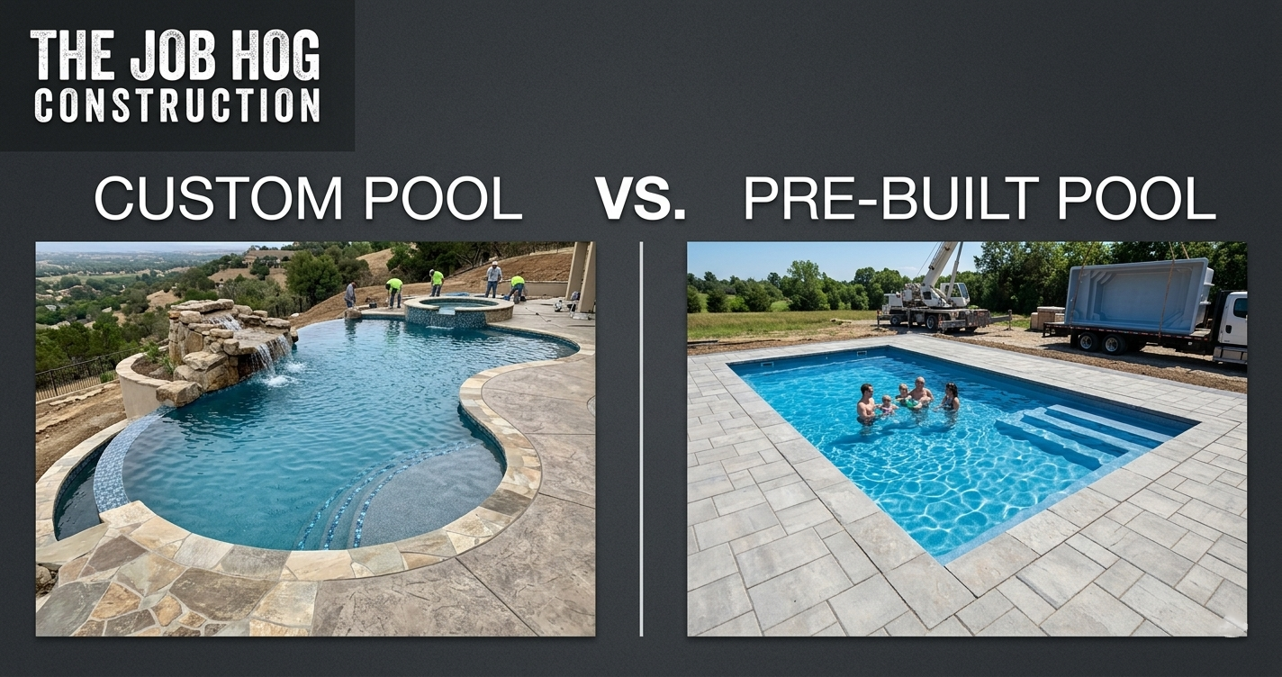 Custom Pool vs. Pre-Built: What's Right for North Texas Homes?