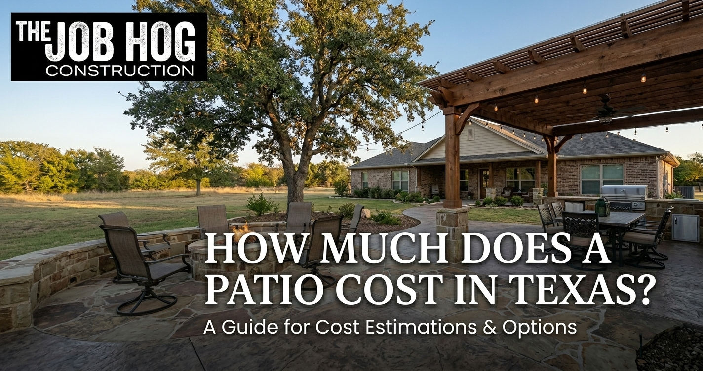 How Much Does a Patio Cost in Texas?